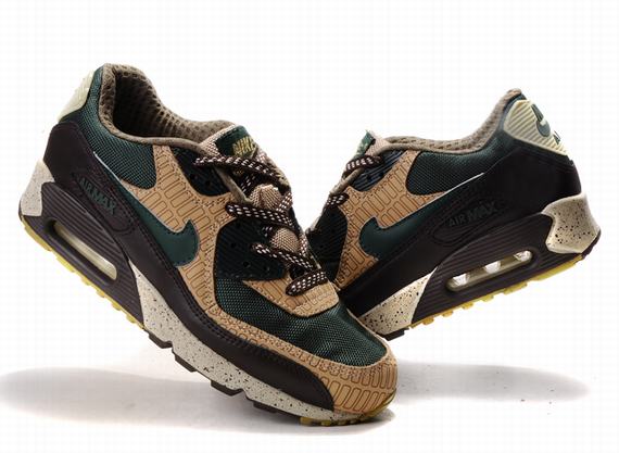 New Men'S Nike Air Max Black/Peru/Darkolivegreen